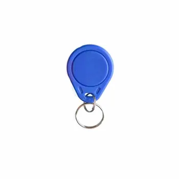 

Blue button IC keychain IC card smart card proximity card contactless card compatible with Philips S50