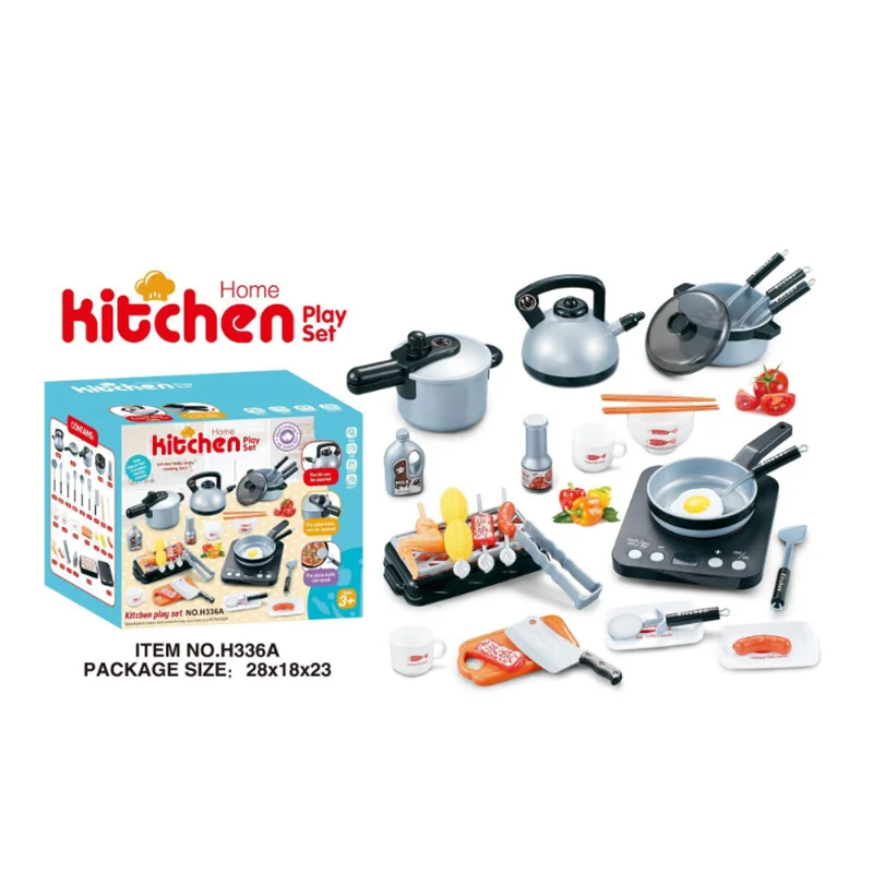 

Children's playhouse induction cooker toys cooking simulation kitchen kitchenware baby kitchen set children's play house toys