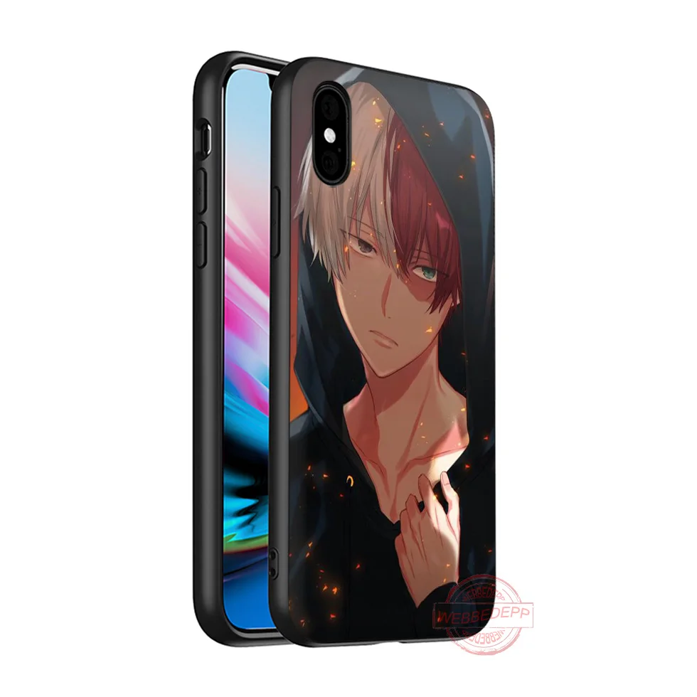 2 WEBBEDEPP шото Тодороки Мягкий Силиконовый ТПУ чехол для телефона для iPhone 5 6 7 8 Plus X XS XR XS Max 11 11peo 11proMax - Цвет: 2