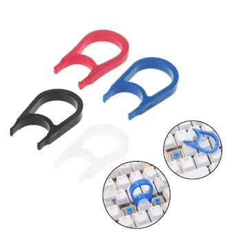 

Simple and effective 10Pcs Mechanical Keyboard Keycap Puller Remover Key Cap Fixing Tool Color Random Easily remove your key cap