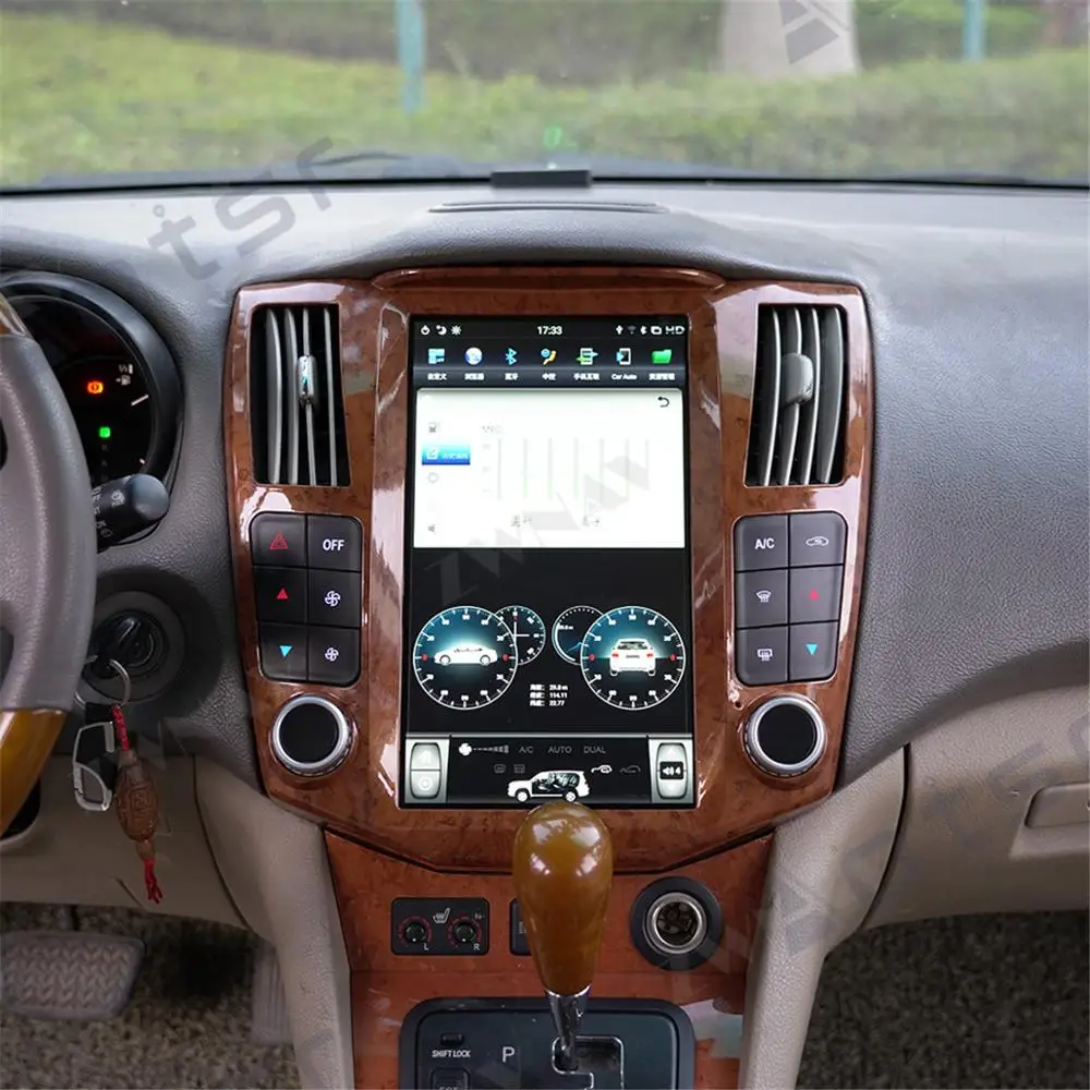 

Tesla style 64G Android 9.0 Car GPS Navigation car DVD Player For Lexus RX RX300 RX330 RX350 RX400H radio tape recorder headunit