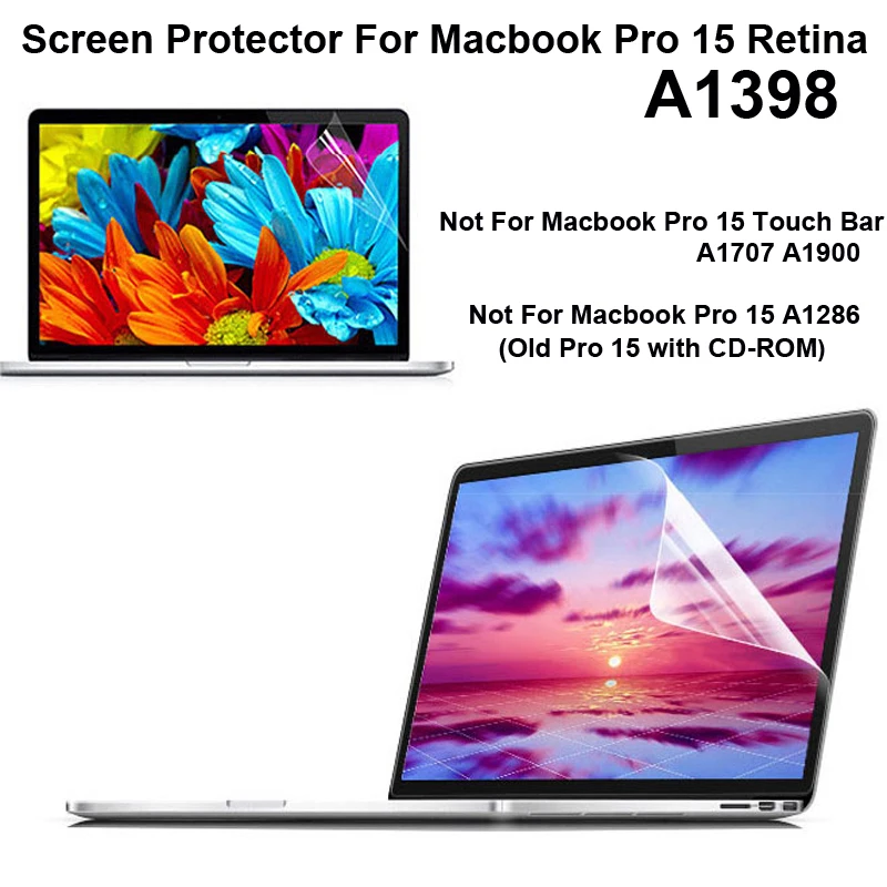 Матовая защитная пленка для экрана Macbook Pro Retina 15 Антибликовая Защитная 2015 дюйма