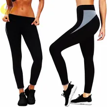 LAZAWG для похудения, хит, неопреновые спортивные штаны для сауны, для тренировки бедер, для похудения, Капри, леггинсы, для коррекции фигуры, модный дизайн, для похудения