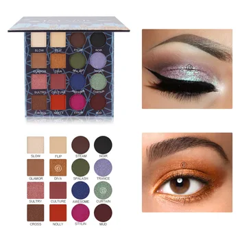 

IMAGIC Professional 16-Color Shimmer Matte Eyeshadow Palette Natural Eye Shadow Waterproof Long Lasting Pressed Cosmetic Makeup