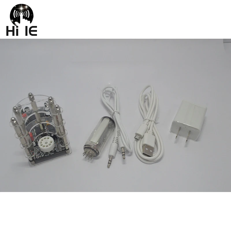 1PCS USB Low Voltage 6E2 Tube Indicator Driver Kits Board VU Level Indicator Tube Amplifier DIY Audio Fluorescent DC 5V