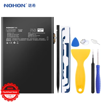 

NOHON Battery For iPad 5 Air iPad5 A1474 A1475 A1484 8927mAh Replacement Bateria Lithium Polymer Tablet Batarya + Free Tools