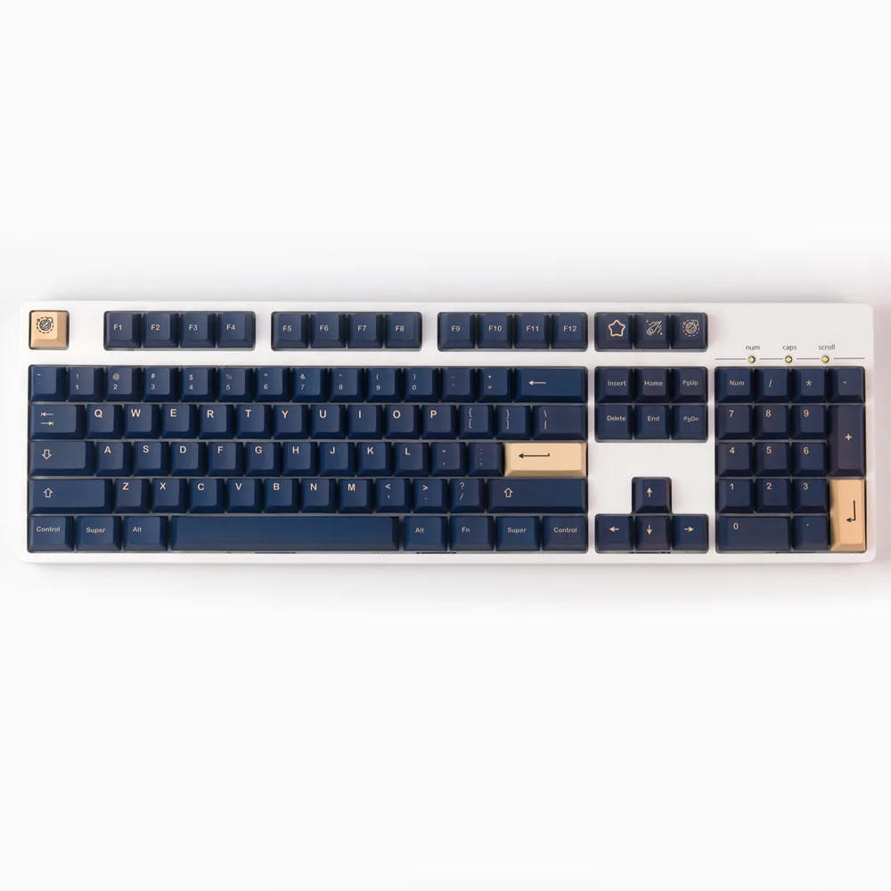 Gmk Stargaze Keycaps Pbt Dye-sublimação Teclados Mecânicos Chave Tampa 131 Chaves Perfil Cereja para mx Switch Gh60 64 68 84 87 104