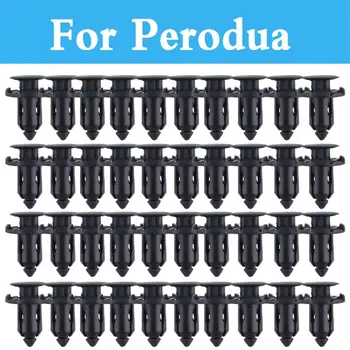 

50pcs 9mm Plastic Screw Rivet Push Fit Panel Trim Clips Fixings Clips For Perodua Kembara Myvi Nautica Viva Kelisa Kancil