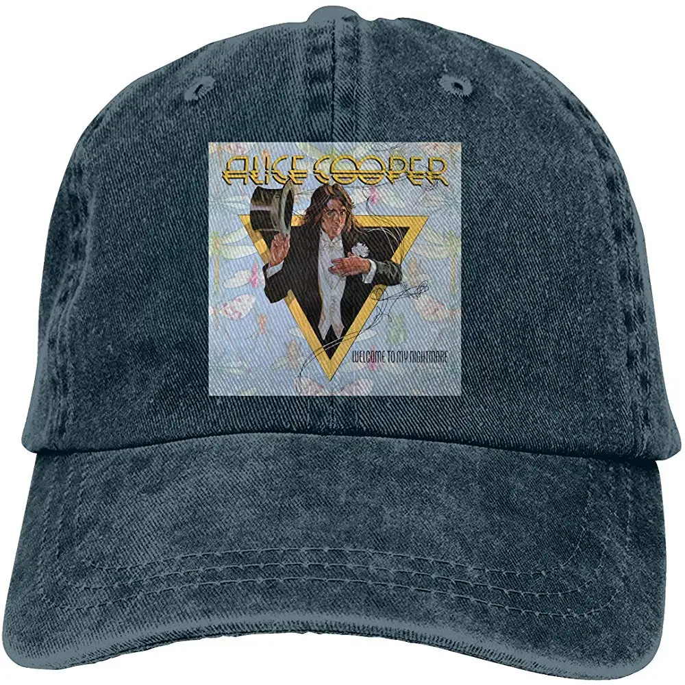 Alice Cooper Добро пожаловать в мой кошмар Повседневная шляпа от солнца, спортивная бейсболка, унисекс, Регулируемая шляпа