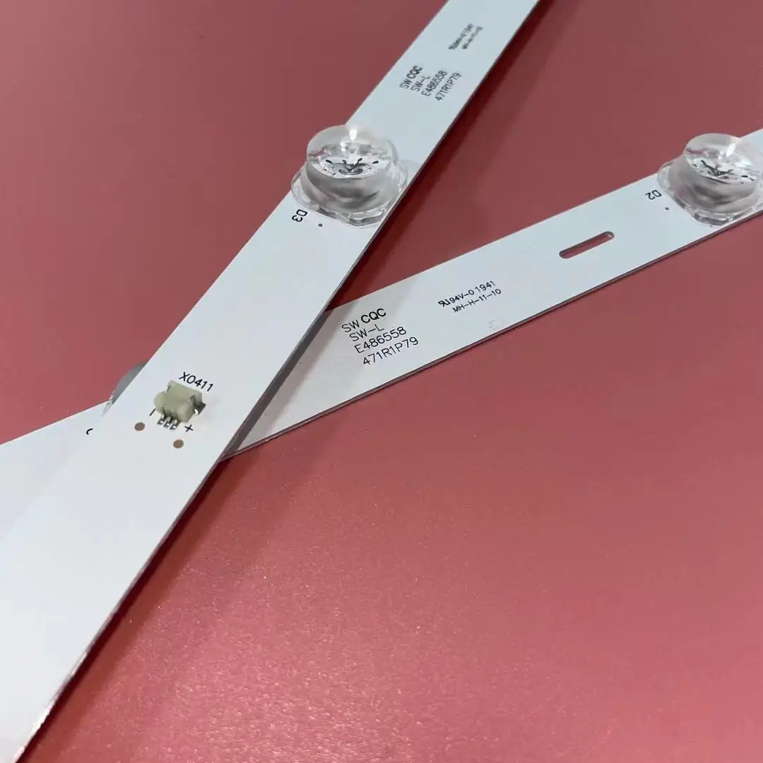 50 шт./Светодиодная лента для подсветки 6 светодиодный 3 в 570 мм 32M3080/60S 4708-K320WD-A3113N11