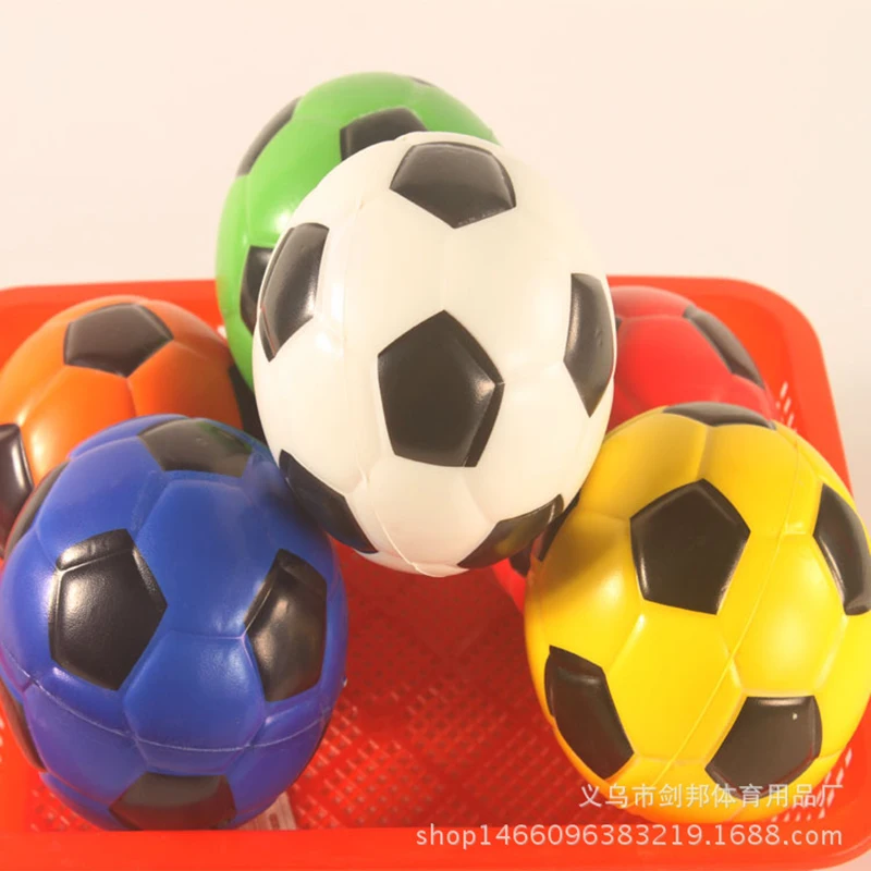 Huilong Soccer Sponge Ball Toy Ball PU Solid Small Ball Bouncy Ball Children s Toy Ball 4