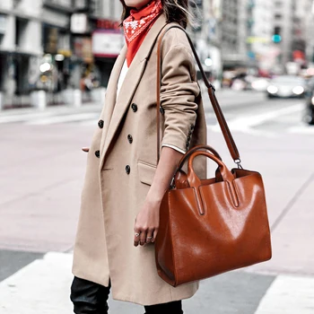 

2020 New womanbag Fashion Ladies The single shoulder bag Vintage Simple Shoulder Bag PU Leather HandsBag