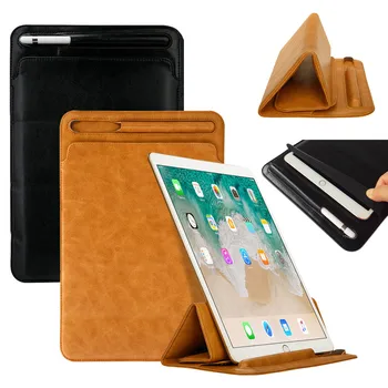 

PU Leather Sleeve Bag Case For iPad Pro 2nd 12.9 inch 2017 A1670 A1671 A1821 With Pencil Holder Ultra Slim Tablet Protect Case
