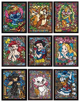 

Yukexin Diamond Painting Cartoon Mouse Picture Of Rhinestones Mosaic Cartoon Full Round Embroidery Snow White For Children Gift