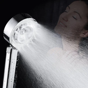 

Double-sided Shower Bath Head Adjustable High Pressure Spray Pressurization Water Saving Handheld Bathroom Shower