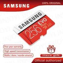 SAMSUNG-tarjeta MicroSD EVO Plus, 16GB, 32GB, 64GB, 128GB, 256GB, microSDHC, SDXC Max, 80 M/s, Clase 10, tarjeta TF