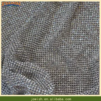 

Scarf Clothes Rhinestone Decoration DIY Quality 3mm(45x120cm) Glitter Clear Glass Rhinestone Mesh Ribbon Crystal Fabric Sheet