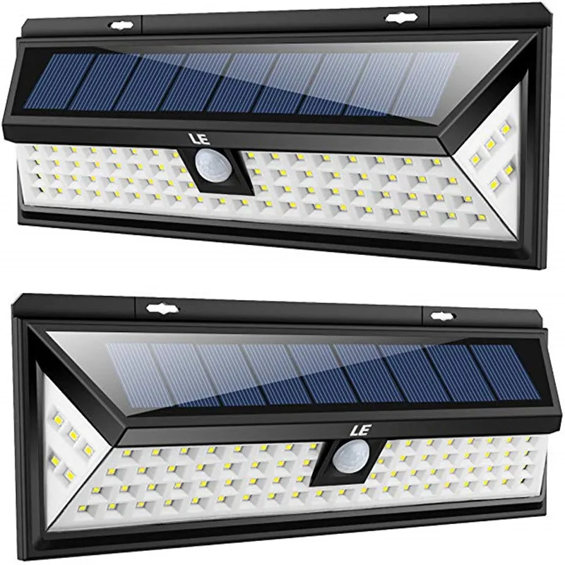 

54/80/90/118 LED Solar Light Outdoor Solar Lamp Motion Sensor Solar Powered Spotlight 3 Modes Wall Sunlight For Garden Decor