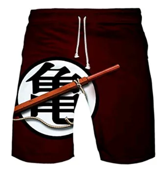 

cosplay Mens 3D Dragon ball GOKU 3D Board Shorts Trunks Summer New Quick Dry Beach Swiming Shorts Men Short Pants Beach costume