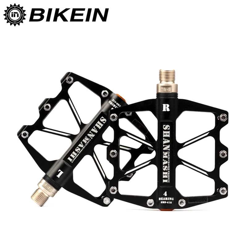 BIKEIN велосипедные педали на платформе для активного отдыха MTB алюминиевые педали с ЧПУ 4 герметичные подшипники BMX педали для горного велосипеда 6 цветов