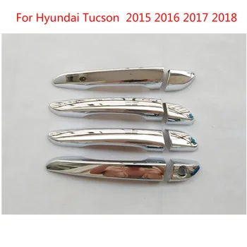 

Car Styling Door Handle Cover For Hyundai Tucson 2015 2019 2020 ABS Chrome Car Sticker Auto Accessories