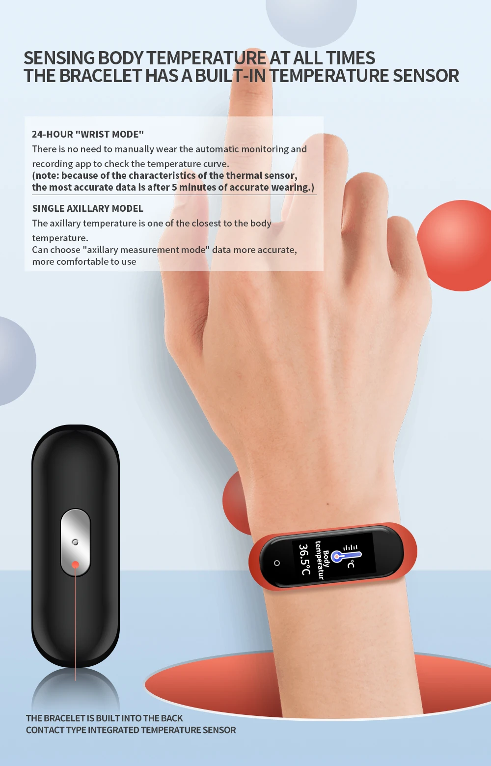 Us 17 99 20 Off Ottwn Mt10 Smartwatch Sport Tracker Pedometer For Temperature Measurement Wrist Measurement Ip68 Waterproof For Iphone Xiaomi Smart