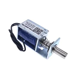 Dc 12v 24v 10mm elétrica bloqueios eletroímã TAU S0837DL D curso fechadura magnética para a fechadura da porta do armário