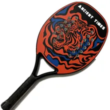 New professional carbon frame beach tennis racket professional tennis racket face fiberglass waist bag unisex beach racket