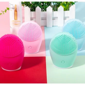 

Electric Cleansing Brush Face Wash Facial Cleansing Vibration Massage USB Charging Mini Beauty SAP Brush Waterproof Tool FoLLoo
