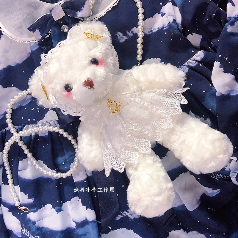 Origional Hand Made Bear Bao Lolita Shoulder Bag Small Animal COS Accessories Harajuku |