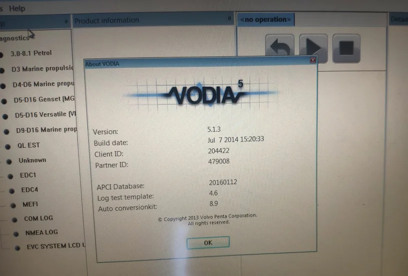 Новейший диагностический комплект PENTA VODIA5 Vocom 88890300+ CF-C2 ноутбука