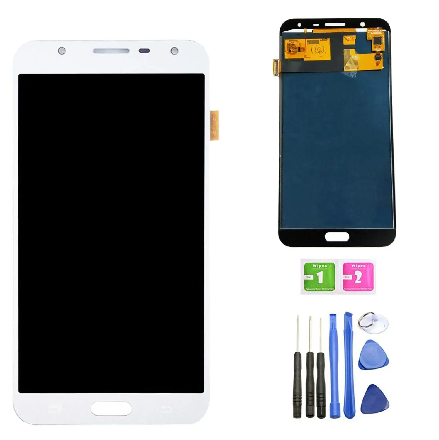 Su amigo OLED запасная часть для samsung Galaxy J7 Neo SM-J701 J701F/M/DS ЖК-дисплей с сенсорным экраном дигитайзер стеклянная сборка