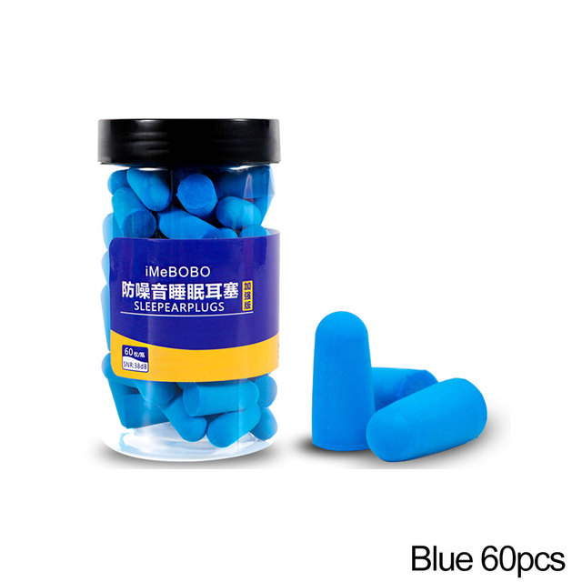 Sleeping Earplugs Anti Snoring Noise Reduction Sound Insulation Earplug Hearing Protection Foam Reusable Ear Plugs