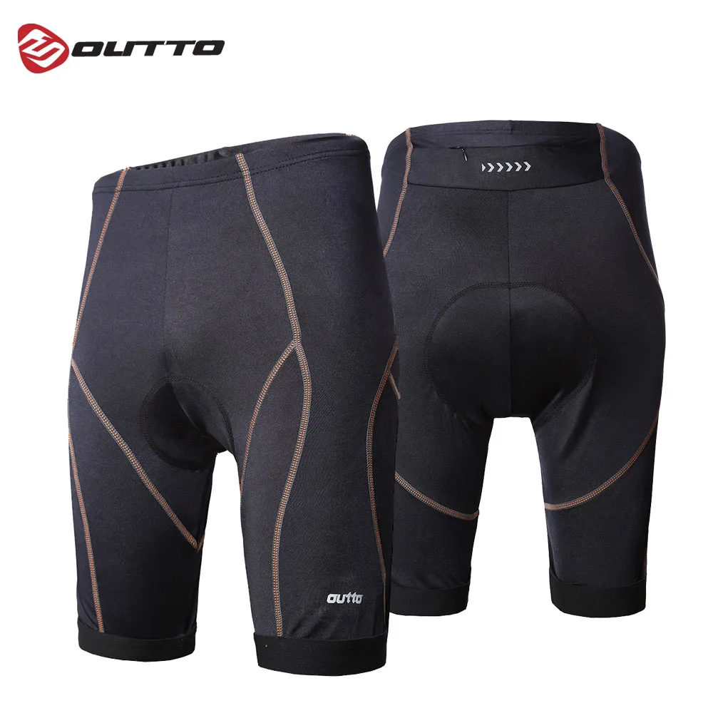 

Outto Men's Quick Dry Cycling Shorts Gel 3D Padded Compression Tights Shorts Breathable Road Bike Shorts MTB Bicycle Tights