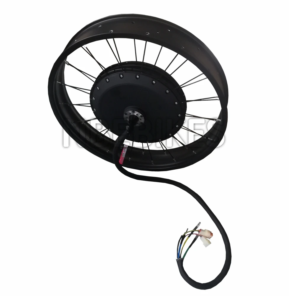 NBpower/QS 273 40H 48-96v rated 72V 8000W 26X4.0 Fat Bike Motor Wheel Electric Bicycle Hub Motor Dropout width 150mm