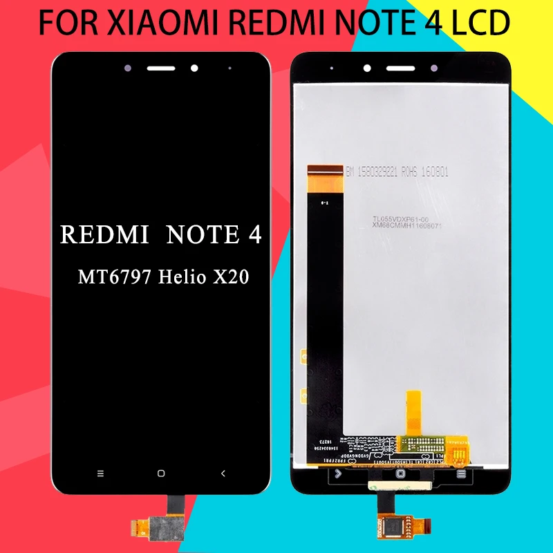 

Dinamico For Xiaomi Redmi Note 4 Pro LCD With Touch Screen Digitizer Assembly 5.5inch For Redmi Note 4 Display Free Shipping