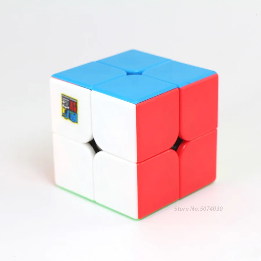2x2x2 кубическая головоломка Moyu Meilong 2x2 Stickerless speed CubeMagic профессиональные кубики Развивающие игрушки для детей