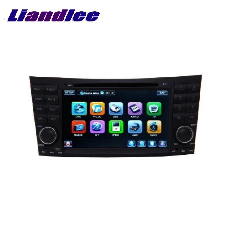 Для Mercedes Benz MB E W211 2002~ 2009 LiisLee автомобильный мультимедиа, ТВ DVD gps аудио стерео Hi-Fi радио стиль навигация NAVI