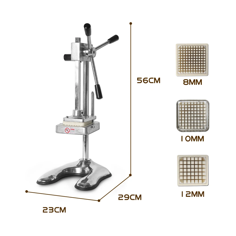  GZZT Manual Potato Slicer Machine Kitchen Tool French Fries Vegetable Cucumber Slicer Fries Cutting - 33008758845