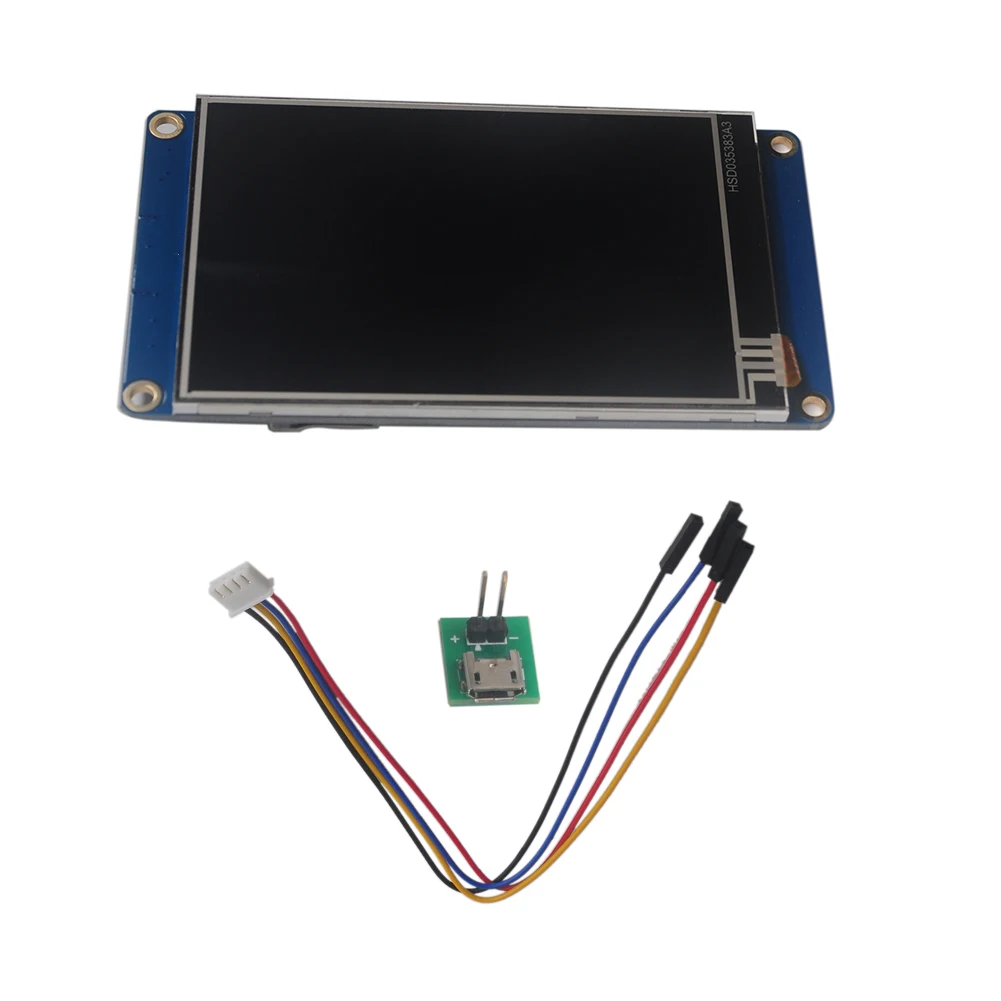 Nextion Basic NX4832T035 3,5 ''UART HMI умный ЖК-модуль дисплей с прозрачный акриловый корпус для Arduino Raspberry Pi ESP8266