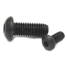 (10 pc/lot) M5,M6,M8 *L =8~50mm grade 10.9 class black oxide ISO7380 alloy steel button head hexagon socket screw