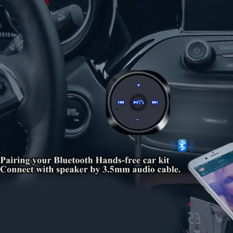 Популярный высококачественный автомобильный bluetooth-адаптер 2.1A USB Автомобильное зарядное устройство беспроводной аудио mp3-плеер приемник черный Bluetooth Автомобильный передатчик
