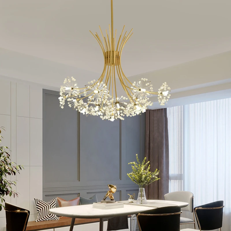 Luxury G4 Led Modern Crystal Chandelier Lighting Per Sala Da Pranzo Lustre Lampadario Luminaria