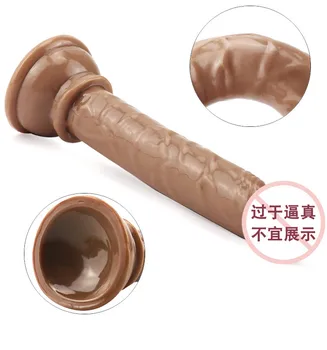 Erotic Soft Jelly Dildo Anal Butt Plug Realistic Penis Strong Suction Cup Dick Toy for Adult G-spot Orgasm Sex Toys for Woman 3