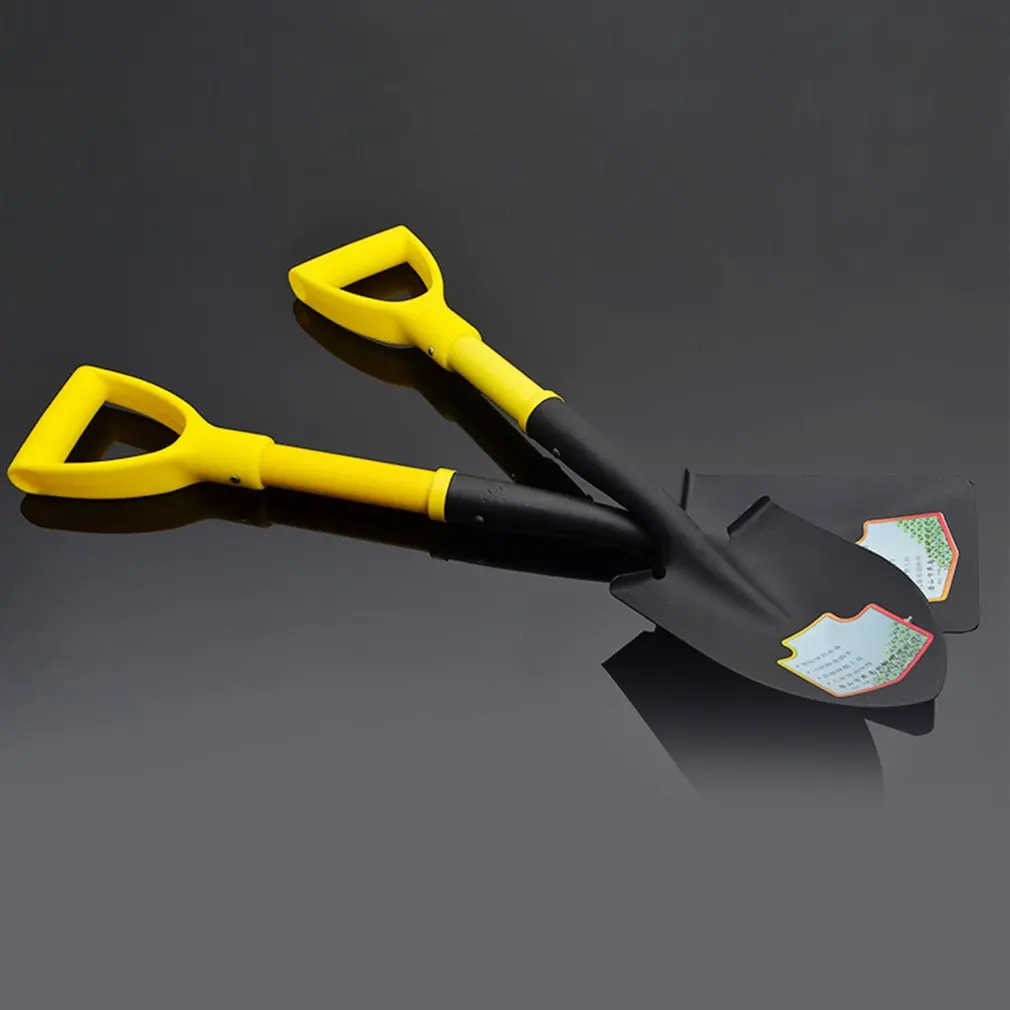 Mini Gardening Tool Metal Head Shovel Plant Garden Soil Raising Tool Portable Outdoor Shovel Survival Emergency Tools