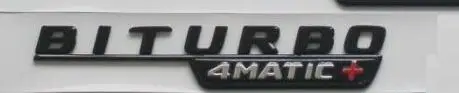 Черный глянец эмблемы для Mercedes W218 CLS63 CLS63s AMG CLS350 CLS400 CLS500 - Цвет: Gloss Black
