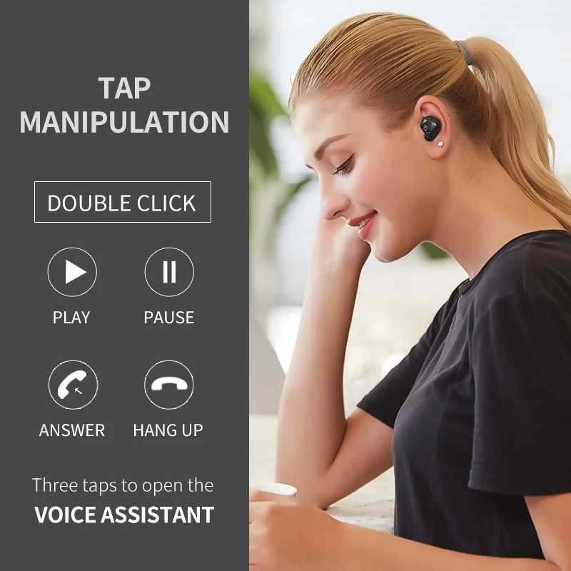 TWS отпечатков пальцев сенсорные Bluetooth наушники мини наушники с микрофоном зарядная коробка спортивная Гарнитура для смартфона X28