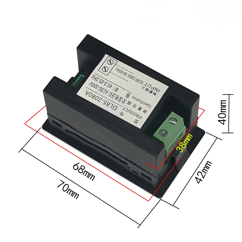 AC80 300V AC200 450V вольтметр Индикатор Частоты Напряжение Калибр монитор Гц 40 60 45 65