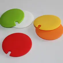 Пищевая силиконовая гелевая крышка чашки с зазором чашки крышки просто пылезащитные многоразовые Анти-пыль кофейная крышка крышки SN2948