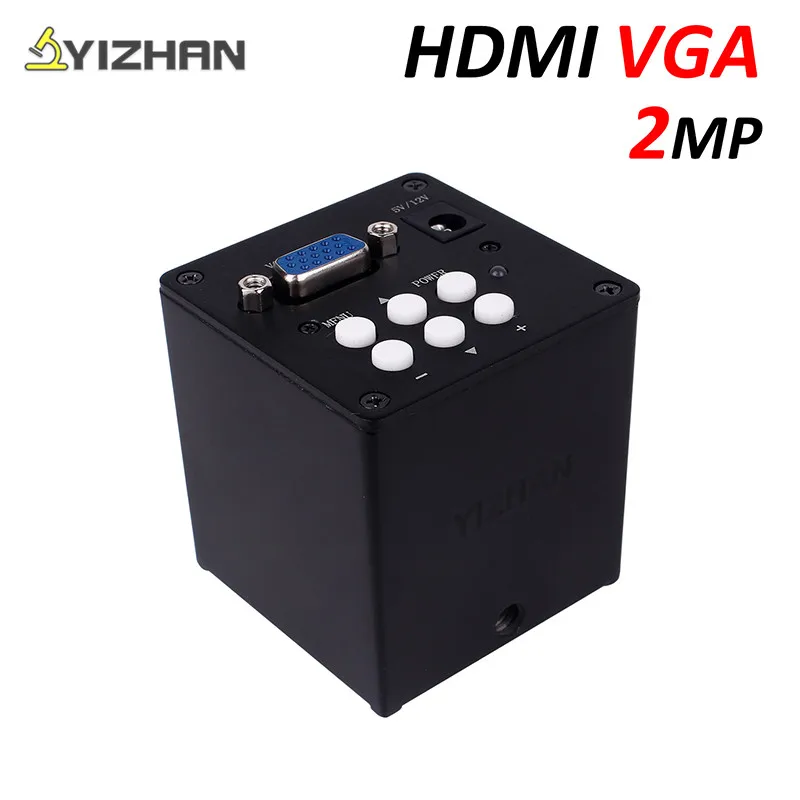 

2.0MP HD 1/3 Sensor C-mount Microscope Camera Magnifier VGA outputs CMOS Chip for For Industry Inspection